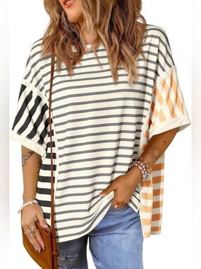 Oversized Striped T-Shirt